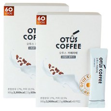 오투스커피 카페라떼, 15g, 2개, 60개입