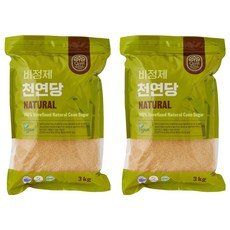 오르코 천연당 갈색설탕, 3kg, 2개