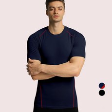 아르메데스 남성용 기능성 반팔 라운드 언더레이어 상의 ID-R36