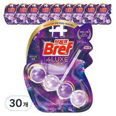 브레프 디럭스 변기세정제 미드나잇 부케, 50g, 30개
