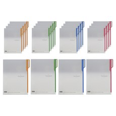 Heemang 透明索引文件夾 A4, 20個, 隨機出貨