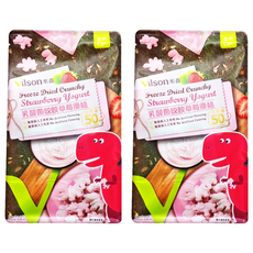 Vilson 米森 乳酸菌咬咬優格, 草莓, 50g, 2袋