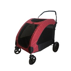 Life Made寵物中大型收納折疊簡易推車, 紅色的