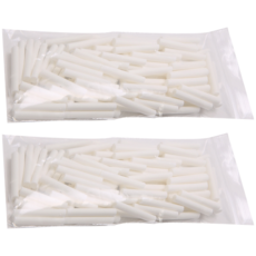 手柄美甲貼 100入, 白色的, 單品, 2個