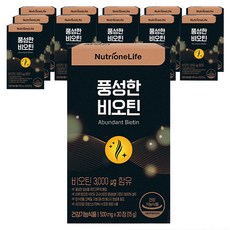 Nutrione 生物素錠, 30顆, 12個