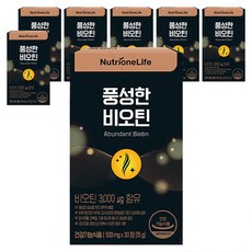 Nutrione 生物素錠, 30顆, 7個