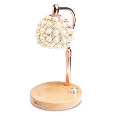 Rofancy 洛帆晞 經典木座系列 融蠟燈 可調光 安全認證, 奢華珍珠