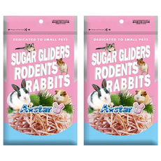 A star 鼠專用無鹽無調味鮭魚鱈魚細絲, 鼠兔零食系列, 40g, 2包