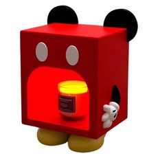 Rofancy 洛帆晞 可愛卡通系列 融蠟燈, 米奇小屋, 三段定時, 多檔調溫, 適用蠟燭直徑10-14cm, GU10 50W 鹵鎢燈泡