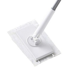 피어니스트 플랫 사각 청소용품 대걸레, 화이트, 1개