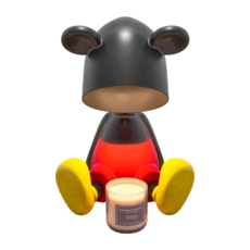 Rofancy 洛帆晞 融蠟燈 可愛卡通系列 17 x 15 x 27cm, 坐好好米奇