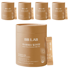 BB LAB 科研 15種穀物萃取酵素粉 奶茶口味 50條入, 5罐, 150g