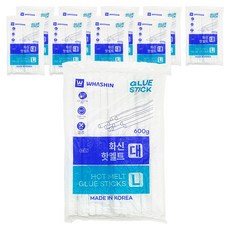 WHASHIN 熱熔膠條 大 11mm 600g, 10個