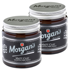 Morgans Pomade 摩根氏 霧面髮泥 強力定型, 120ml, 2件