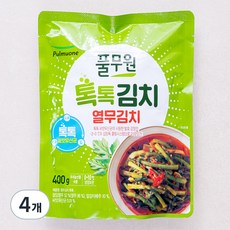 풀무원 풀무원 톡톡 열무김치, 400g, 4개