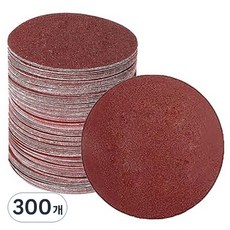 O-ON 魔鬼氈研磨機用圓形砂紙 120號 125mm, 300個