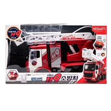 Yuwon 泰坦119消防車可動玩具, 1個, 混合顏色