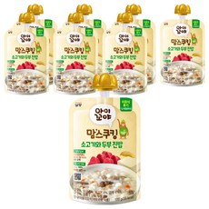 아이꼬야 맘스쿠킹 12개월부터, 100g, 8개, 소고기와 두부 진밥