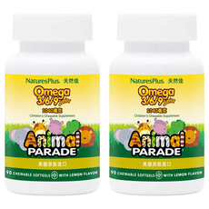 Animal Parade 兒童Omega 咀嚼軟膠囊 3/6/9, 90顆, 2罐