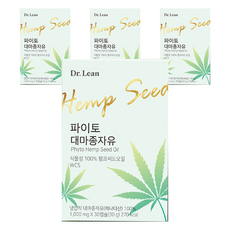 닥터린 파이토 대마종자유, 30정, 4개