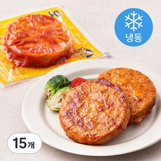 네네치킨 네꼬닭 닭가슴살 오트밀 스테이크 양념치킨맛 (냉동), 100g, 15개