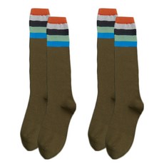 소니오 심플라인 니삭스 무릎양말 2켤레