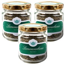 美麗的玻璃瓶檸檬馬鞭草, 20g, 1罐, 3罐