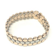 38 A70鍺手鍊 銀&玫瑰金 50個, 1個