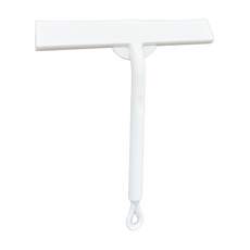 上手家居 質感 浴室玻璃刮水器 矽膠刮刀 白色 輕鬆清潔, 1個