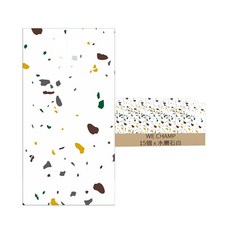 WE CHAMP XPE木紋牆貼 WCB-010 15個, 水磨石白