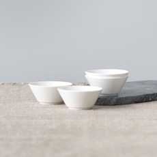 BOWLBOWL 素色醬料碗, 亞麻白色, 4件