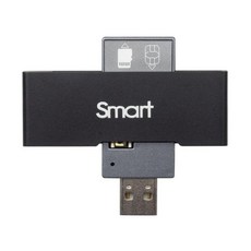 INTOPIC 廣鼎 SMART 2合1旋轉式讀卡器, CR-36, 混合顏色, 1個