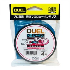 DUEL H.D. CARBON PRO100S 碳纖線 前導線 #4.0 H1119 100m, 1個