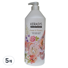 케라시스 스위트 앤 플라워리 퍼퓸 린스, 1L, 5개