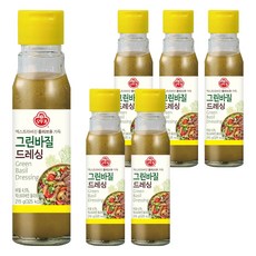 OTTOGI 不倒翁 青醬羅勒沙拉醬, 215g, 5個