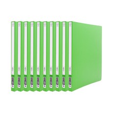 Heemang PP 槓桿式文件夾 A4, 淺綠色, 10個