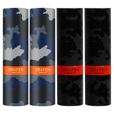 GRAFEN 三重帥氣男性潤唇膏 4.3g+色彩男性潤唇膏 4.3g組, 混色, 2個