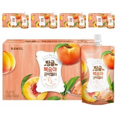 팅글 복숭아 곤약젤리 10개입, 1.3kg, 5개