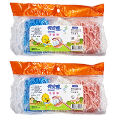 Q Pi DUCK 俏皮鴨 扁線牙線棒, 300支, 2袋