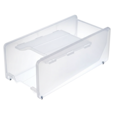 inomata 啤酒罐滾動收納盒 350ml, 298 x 144 x 121mm, 透明色, 1個