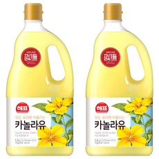 Haepyo 芥花油, 1.5L, 2個