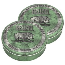 리우젤 코리아 그린 유성 포마드 헤어왁스, 340g, 2개
