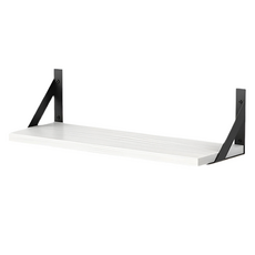 Younco 居家收納壁掛層架, 白色, 1層