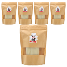 港媽私房手作 手工無鹽蔬果1mm麵條 青花菜口味，適合10個月以上寶寶食用, 200g, 5包