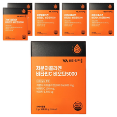 Vitamin Village 膠原蛋白維他命C粉隨身包 30包, 60g, 6盒