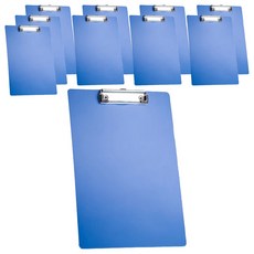 A5文件平板夾 軟款, 顏色隨機, 10個