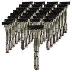 Comery不鏽鋼鋼一次性刮鬍刀 B0969 混色, 20入, 2個