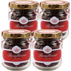 아름드레 유리병 로즈플라워, 13g, 1개입, 4개