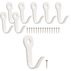 Cholmuldaejang 愛心蝌蚪小型壁掛勾 8入, 白色, 16個