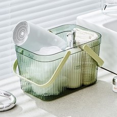 Futurolab 手提大容量塑膠沐浴籃, 綠色